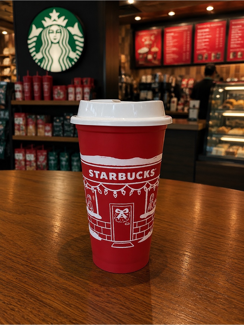 NEW Starbucks Reusable Red Cup 2025 Holiday Christmas Collection 16 oz